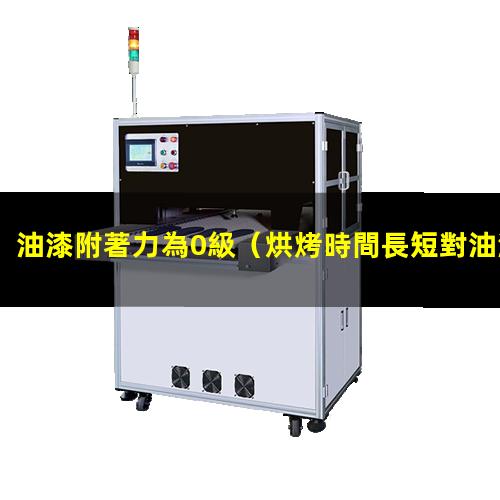 油漆附著力為0級