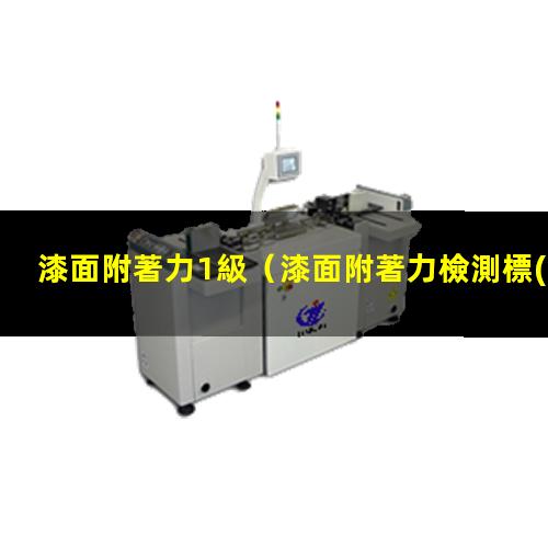 漆面附著力1級