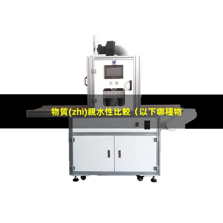 物質(zhì)親水性比較