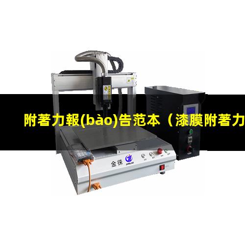 附著力報(bào)告范本